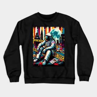 Astronaut Crime Crewneck Sweatshirt